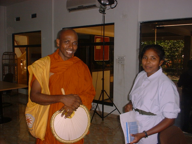 Meeting with Tamil Chelvan in Kilinochchi at his office May 2006 -5.JPG